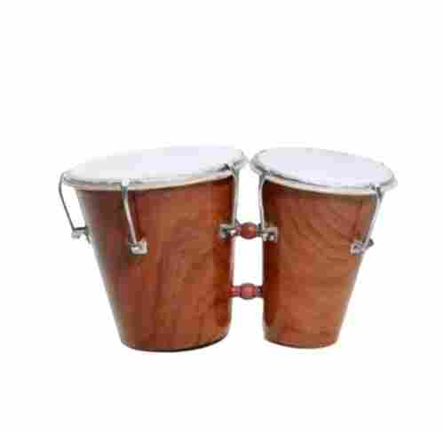 Manual Musical Instrument Bongo Drum, Set Of Two, Weight 2 Kilogram
