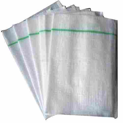 White Non Laminated Plain Polypropylene Woven Bag For Packaging