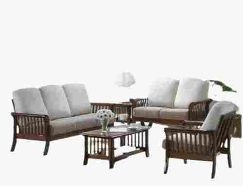18 Inches 5 Seater Teak Designer Comfortable Wooden Sofa Set