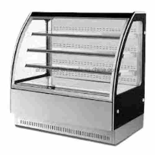 Floor Standing Transparent 220 Volts Stainless Steel Bakery Refrigerator