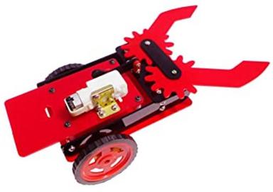 Red 21.49 X 10.01 X 12.5 Cm Steel Toy Robot For Laboratory