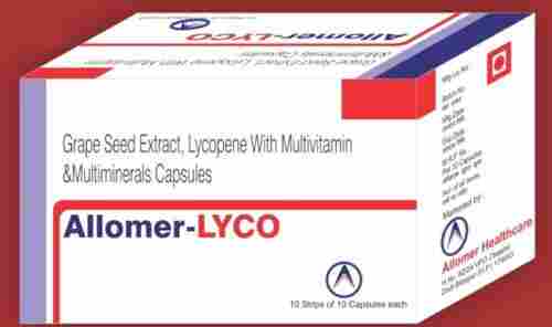 Allomer Lyco Grape Seed Extract, Lycopene With Multivitamin And Multiminerals Capsule