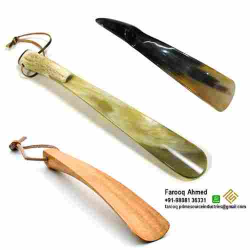 Decorative Handcrafted Wooden Shoe Horn For Personal Use