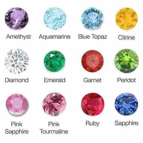 Natural Cut and Polished Gemstones For Jewelry Usage With Round Shape
