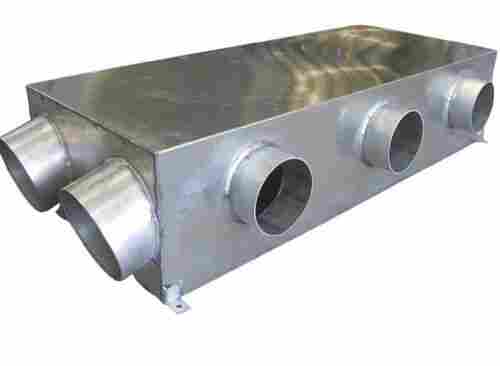 Wall Mounted 20 Cm Long Polished Stainless Steel Air Plenum Box For Factory And Restaurant
