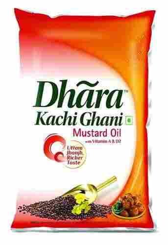 Dhara Kachi Ghani Reddish-Brown Mustard Oil