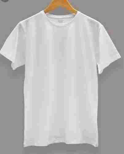 Mens Round Neck Half Sleeve Plain Cotton T Shirt