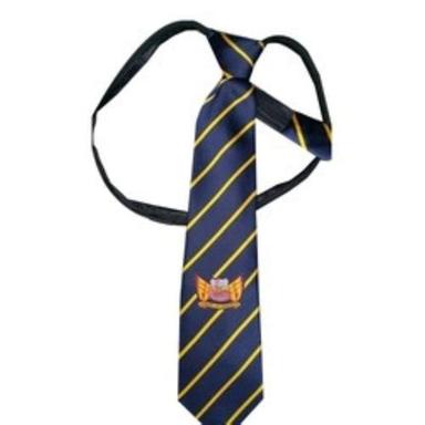 Moisture Absorbent Embroidered Pattern Shape Retention Polyester School Tie Age Group: 5-18
