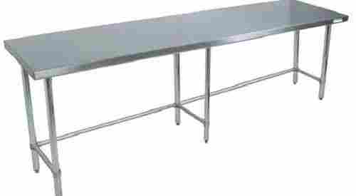 3 Feet Rectangular Polished Stainless Steel Dining Table