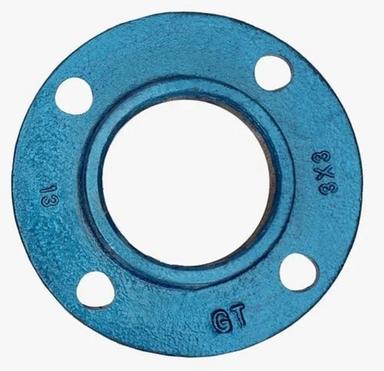 Blue Ductile Malleable Corrosion Resistant Industrial Cast Iron Flange For Pipe Fittings