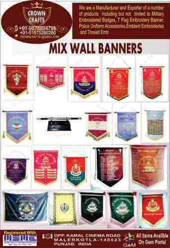 Finely Finished Mix Wall Banners