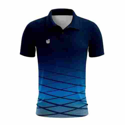 Elegant Look Printed Half Sleeves Regular Fit Breathable Cotton Polo T Shirt For Men