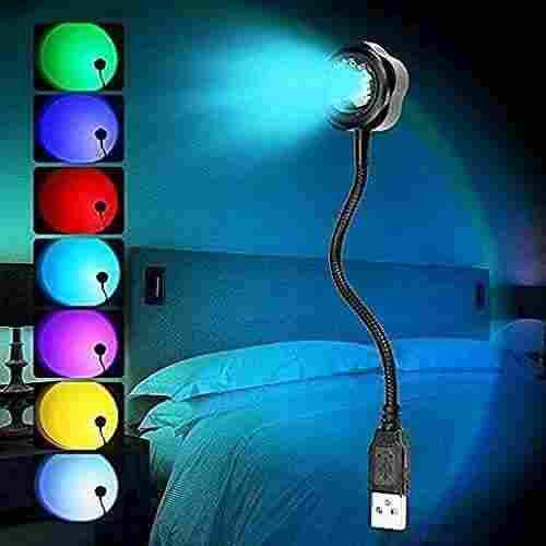Portable USB Sunset Night Light Projector Lamp (7 Colors + 13 Functional Modes)