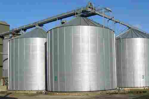Hopper Bottom & Flat Bottom Stainless Steel Grain Storage Silo