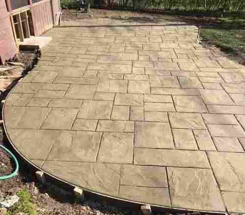 Outdoor Decorative Stamped Concrete For Parking And Garden Use