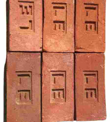 9 X 4 X 3 Inch Rectangular Fire Resistant Handmade Red Clay Bricks 