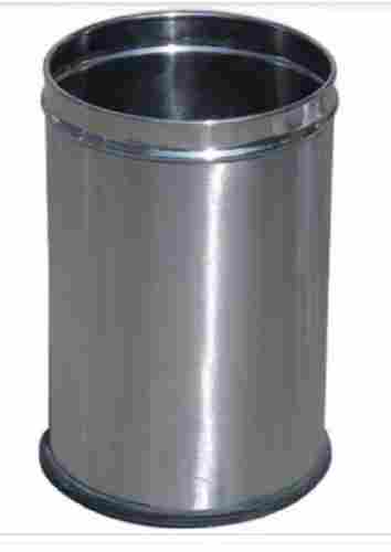 Corrosion Resistant Stainless Steel Office Dustbin, 10 Liter Storage Capacity 