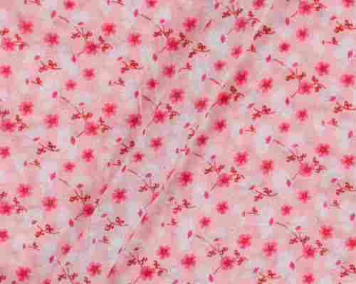 Casual Light Texture Cool Pass Cotton Floral Printed Unstitched Fabric