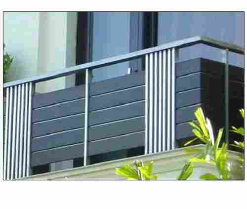 Modern Style Polished Aluminium Railing With Welding For Balcony