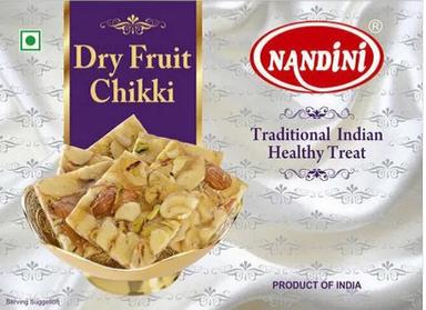 450 Gram Sweet And Crunchy Sweet Dry Fruits Chikki With 25% Protein Fat: 12 Percentage ( % )