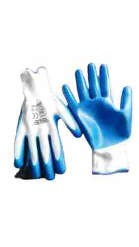 High Strength Stretchable Full Finger Style Plain Rubber Pair Safety Work Gloves
