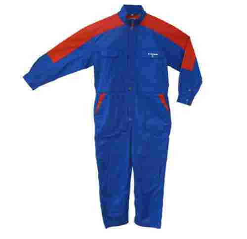 Long Sleeves Regular Fit Plain Polyester Boiler Suit For Industrial