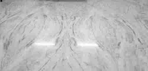 Slip And Stain Resistant Rectangular Polish Finished Makrana Marble Tile, 4x1 Feet And 4mm Thick