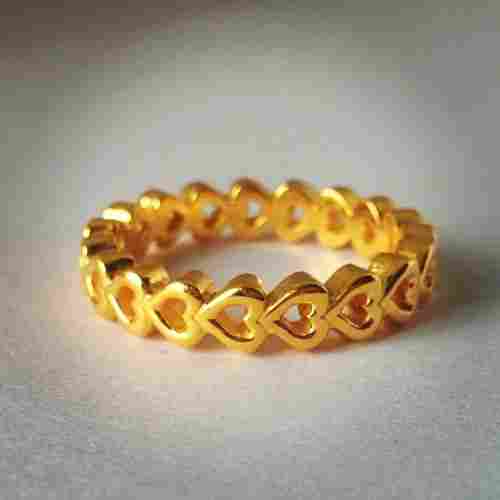 Ladies Attractive Design Pure Gold Rings For Party Wear