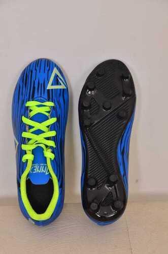 Rainy Sports Wear Blue Color Mens Shoes For Football, All Sizes Available