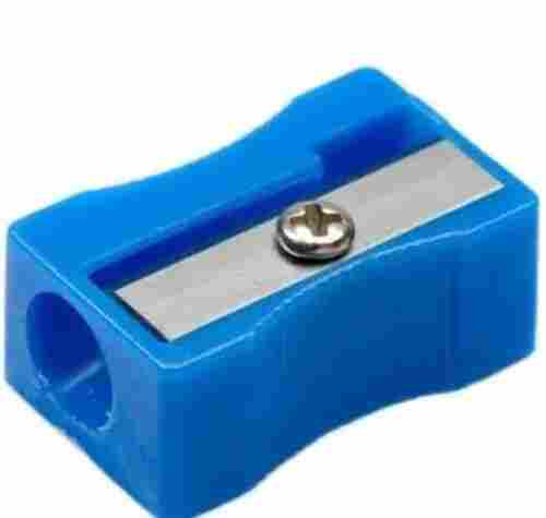 Plastic Body And Stainless Steel Blade Rectangular 1.5 Inches Pencil Sharpener
