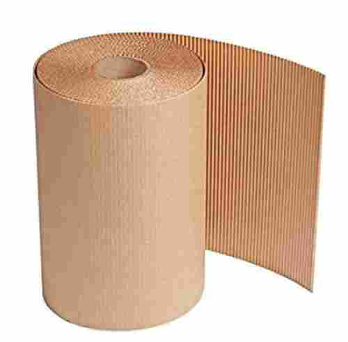 Smooth Finished Plain Corrugated Kraft Paper Roll For Packaging