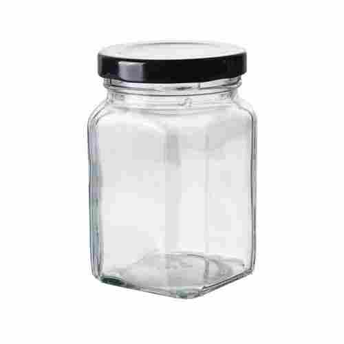 200 Milliliters 5.5 Inches Long 6 Mm Thick Square Glass Jar