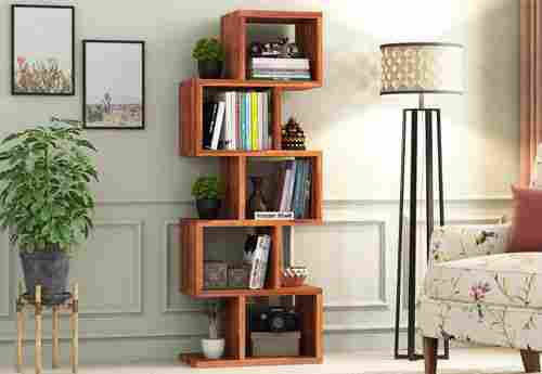 Natural Wooden Brown Modular Wooden Book Stand