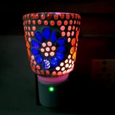 Colour Changing Light Oval Shape Turkish Mosaic Table Lamp