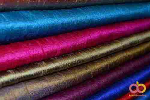 Medium Weight Shrink Resistant Pure Natural Silk Fabric With Bright Colors