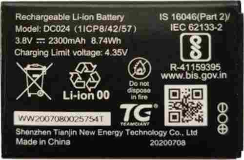 2300 Mah Capacity 4.35 Voltage Rectangular Lithium Ion Mobile Phone Battery