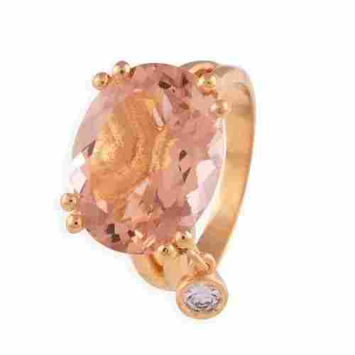 30 Gram 10x14 Mm Size Moonstone Golden Princess Gemstone Ring