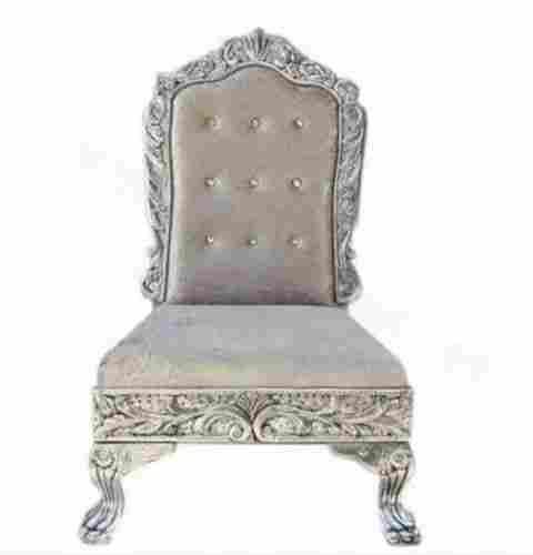 Embroidery Work Solid Oak Industrial Durable Steel Wedding Chair
