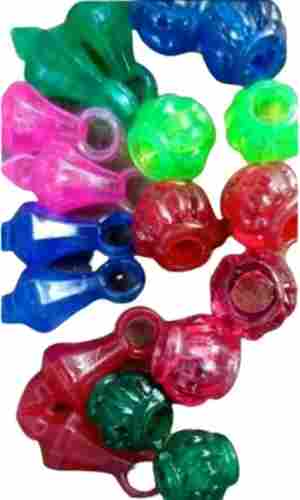 Durable Decorative Polished Solid Jar Plastic Beads