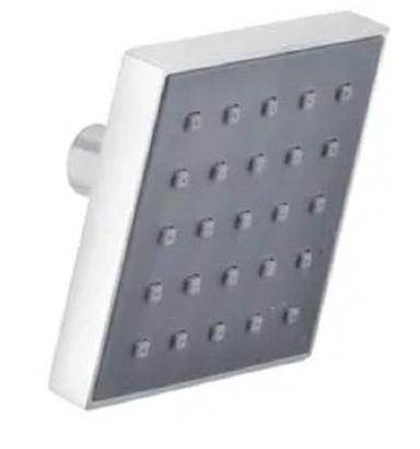 Silver 4 X 4Inch Glossy Finish Stainless Steel Square Bathroom Head Shower