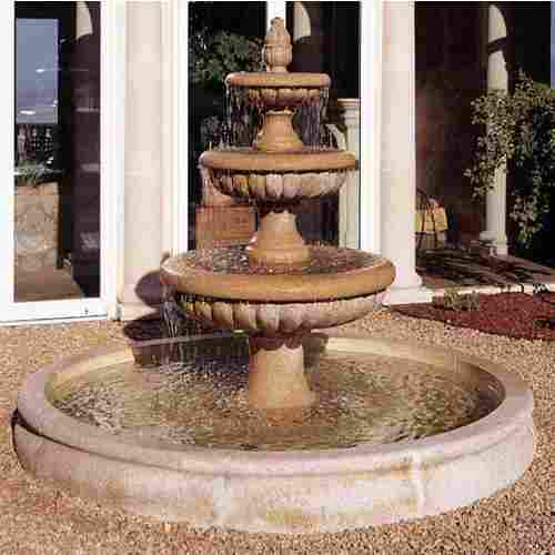 Garden Sandstone Carving Fountain For Garden Decoration