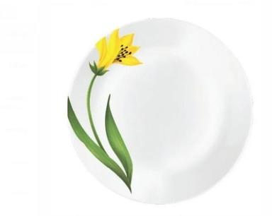 Fully Automatic Lightweight Round Printed Ceramic Plate For Food Serving