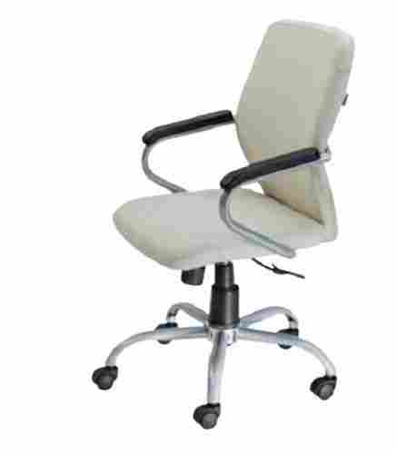 Lightweight Steel And Leather Body Polished Modern Office Chair