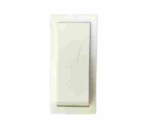 2 Inches, 240 Voltage 6 Ampere Polycarbonate Glossy Finish One Way Switch