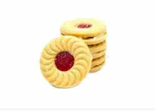 Tasty And Delicious Sweet Round Crispy Strawberry Flavor Biscuits