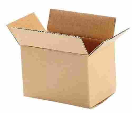 Rectangular Matte Finished Kraft Paper 3 Ply Corrugated Box - 12x8x10 Inches