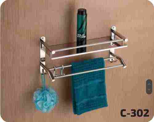 Stainless Steel Wall Mounted Towel Rack For Bathroom Fittings