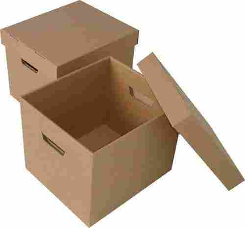 Heat Resistant Square Brown Corrugated Carton Boxes For Packaging