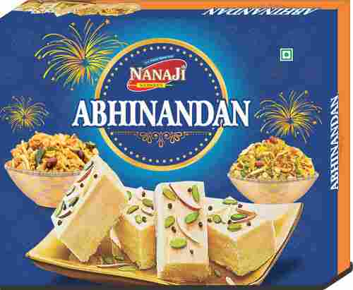 Abhinandan 3 In 1 Namkeen And Sweets Combo Diwali Gift Pack