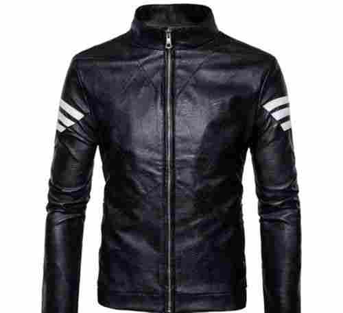 Comfortable And Stylish Plain Full Sleeves Winter Leather Jacket For Men